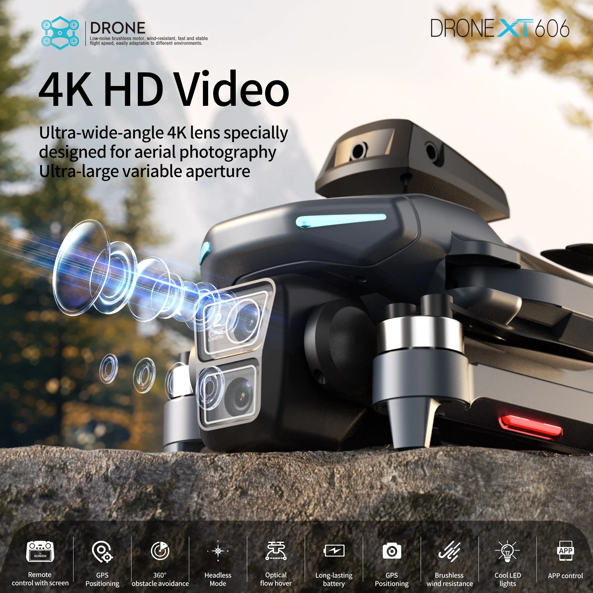 Lenovo XT606 Drone Professiona – Drone Kit With Camera recenzja i cena