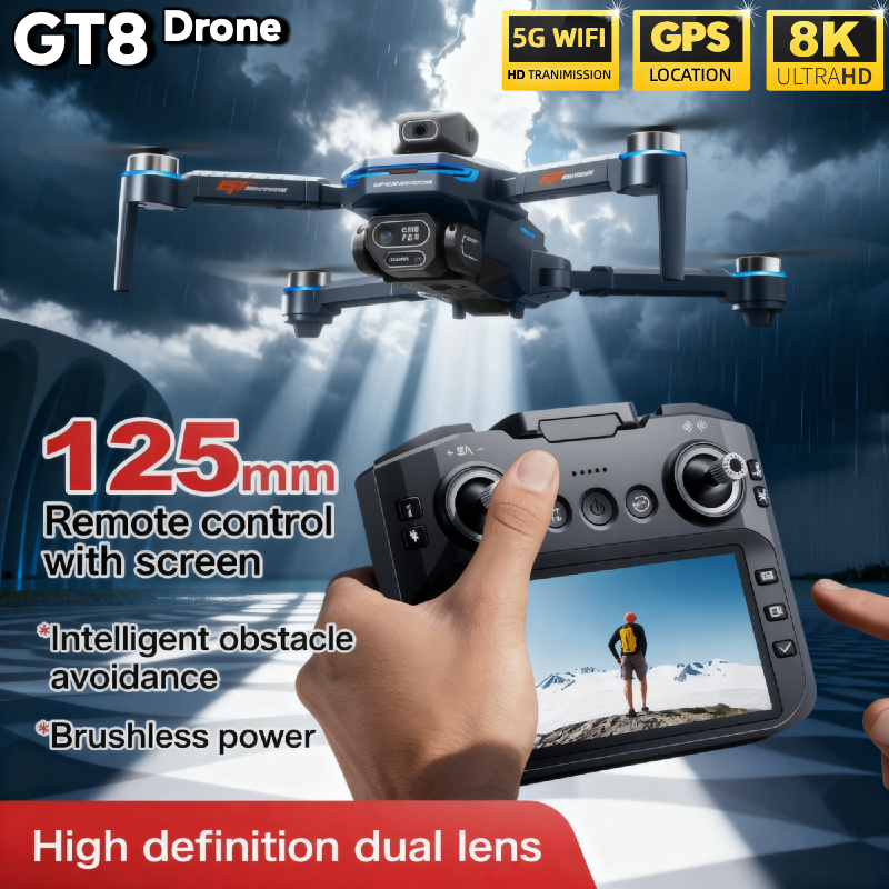 For Genuine GT8 Drone 4K Profe – Drone Kit With Camera recenzja i cena
