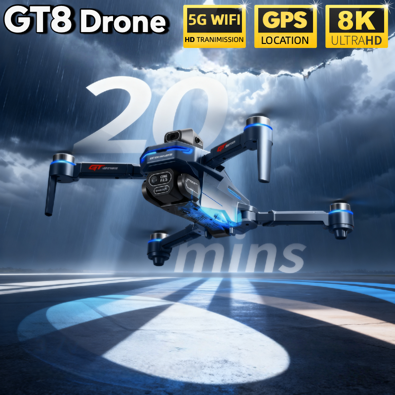 For Genuine GT8 Drone 4K Profe – Drone Kit With Camera recenzja i cena
