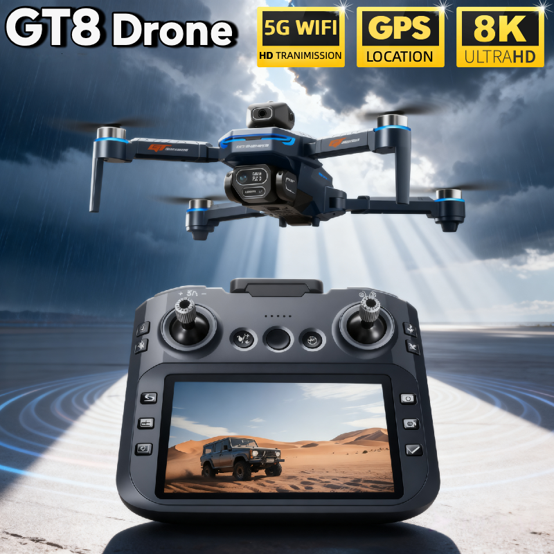 For Genuine GT8 Drone 4K Profe – Drone Kit With Camera recenzja i cena
