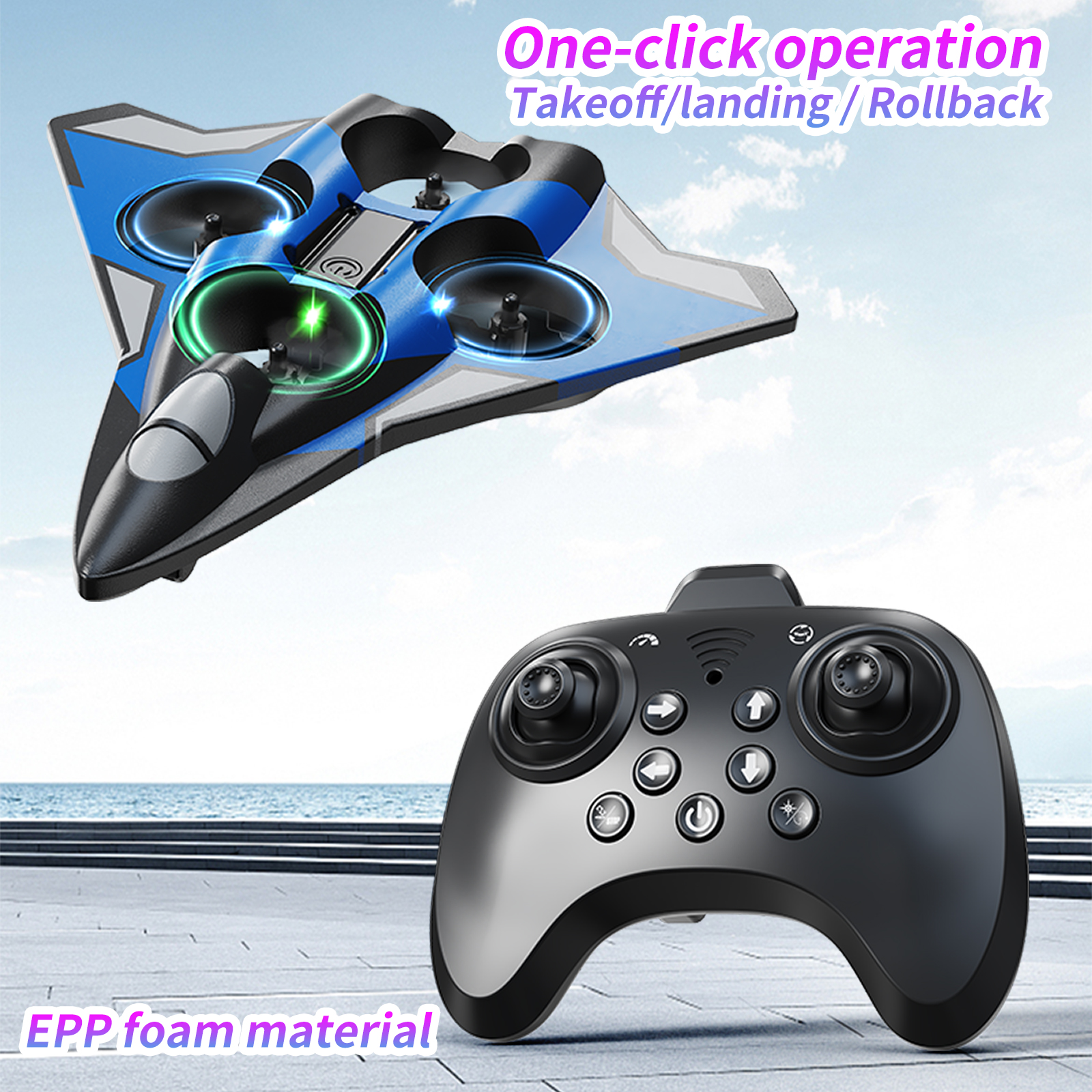 YL89 EPP Foam Quadcopter RC Pl – Drone Kit Tricopter recenzja i cena
