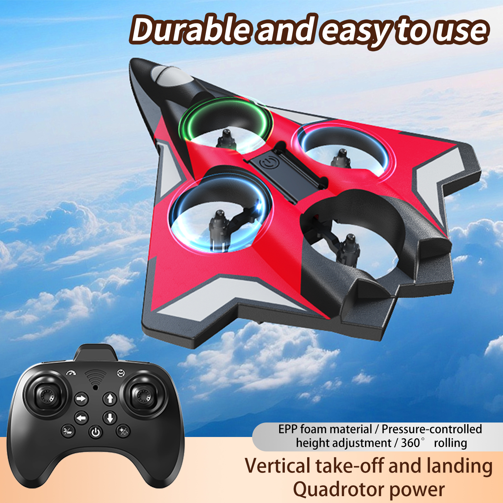 YL89 EPP Foam Quadcopter RC Pl – Drone Kit Tricopter recenzja i cena
