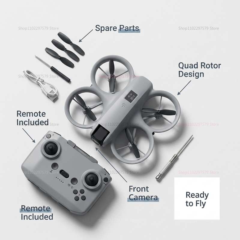 Mini Drone with 8K HD Camera F – Drone Kit Tricopter recenzja i cena