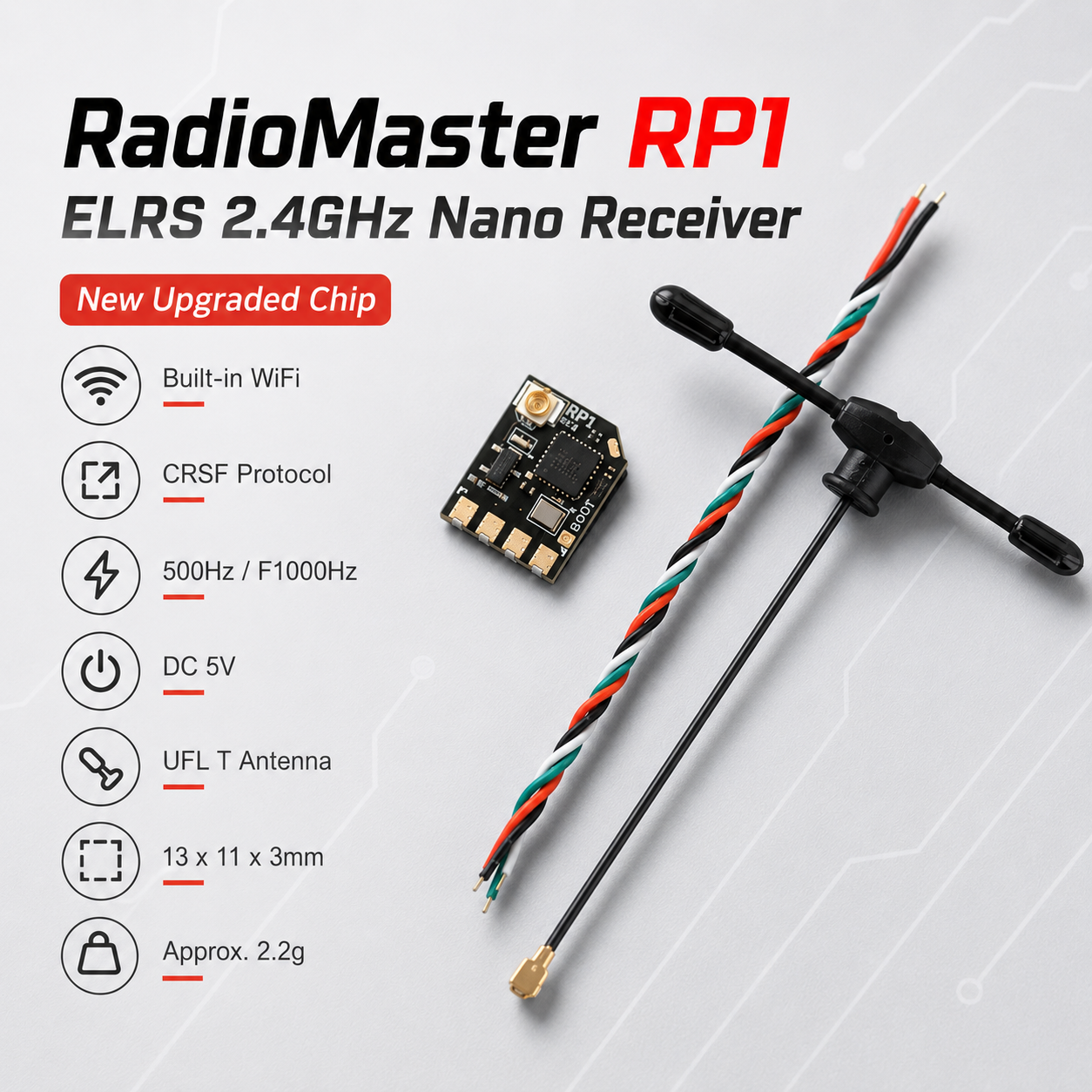 RadioMaster RP1 V2, 2.4GHz Exp – Drone Kit Long Range recenzja i cena