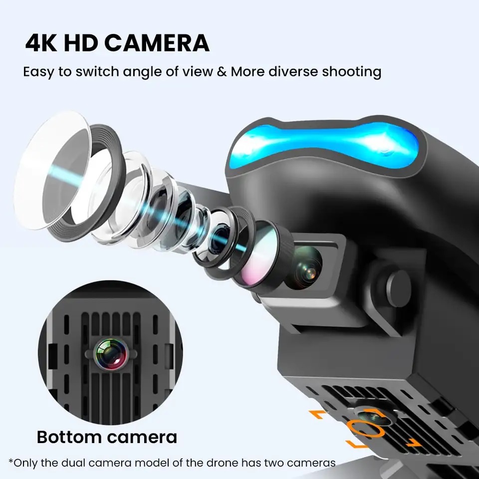 New Mini drone E99 4K WIFI HD  – Drone Kit Tricopter recenzja i cena