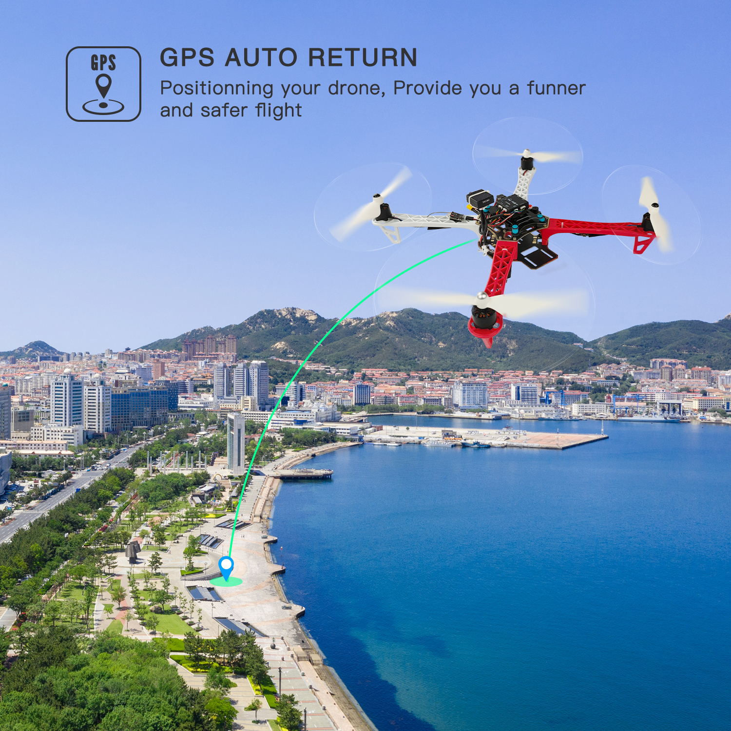 Radiolink TS100 M10N GPS High  – Drone Kit Hexacopter recenzja i cena