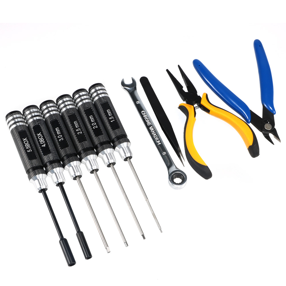 10PCS 10in1 FPV Drone RC Tool  – Drone Kit Octocopter recenzja i cena